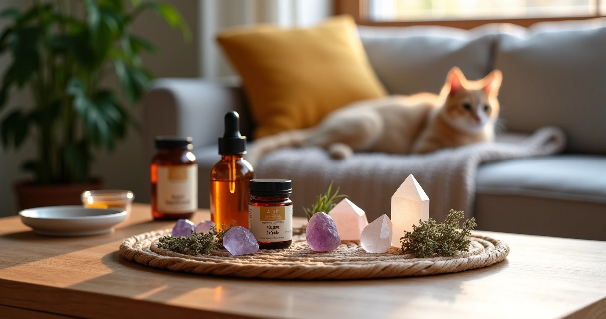 Create Crystal Healing Corner Pet Calm