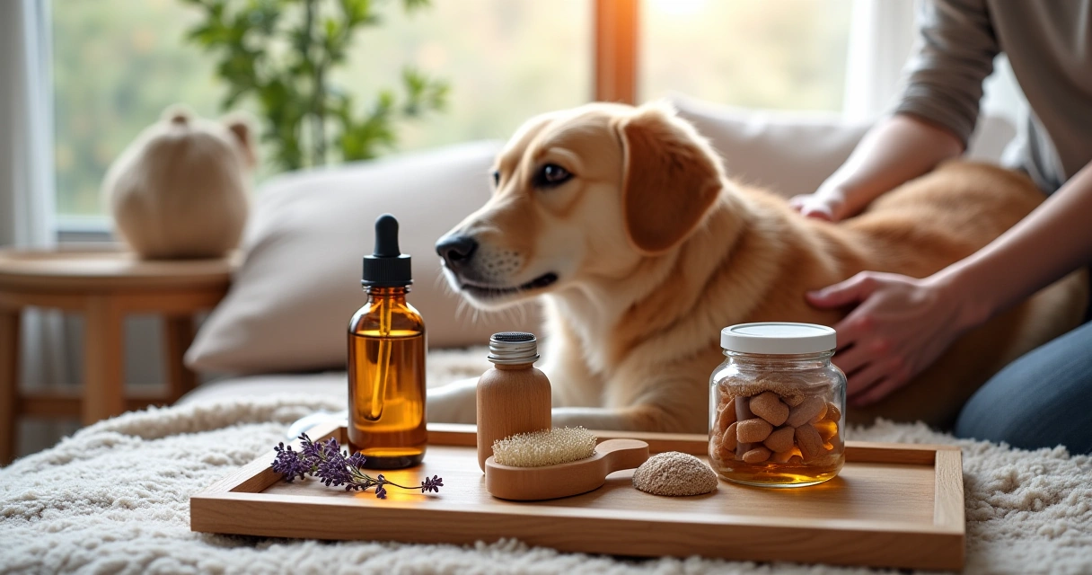 Dog Massage Winter Relaxation